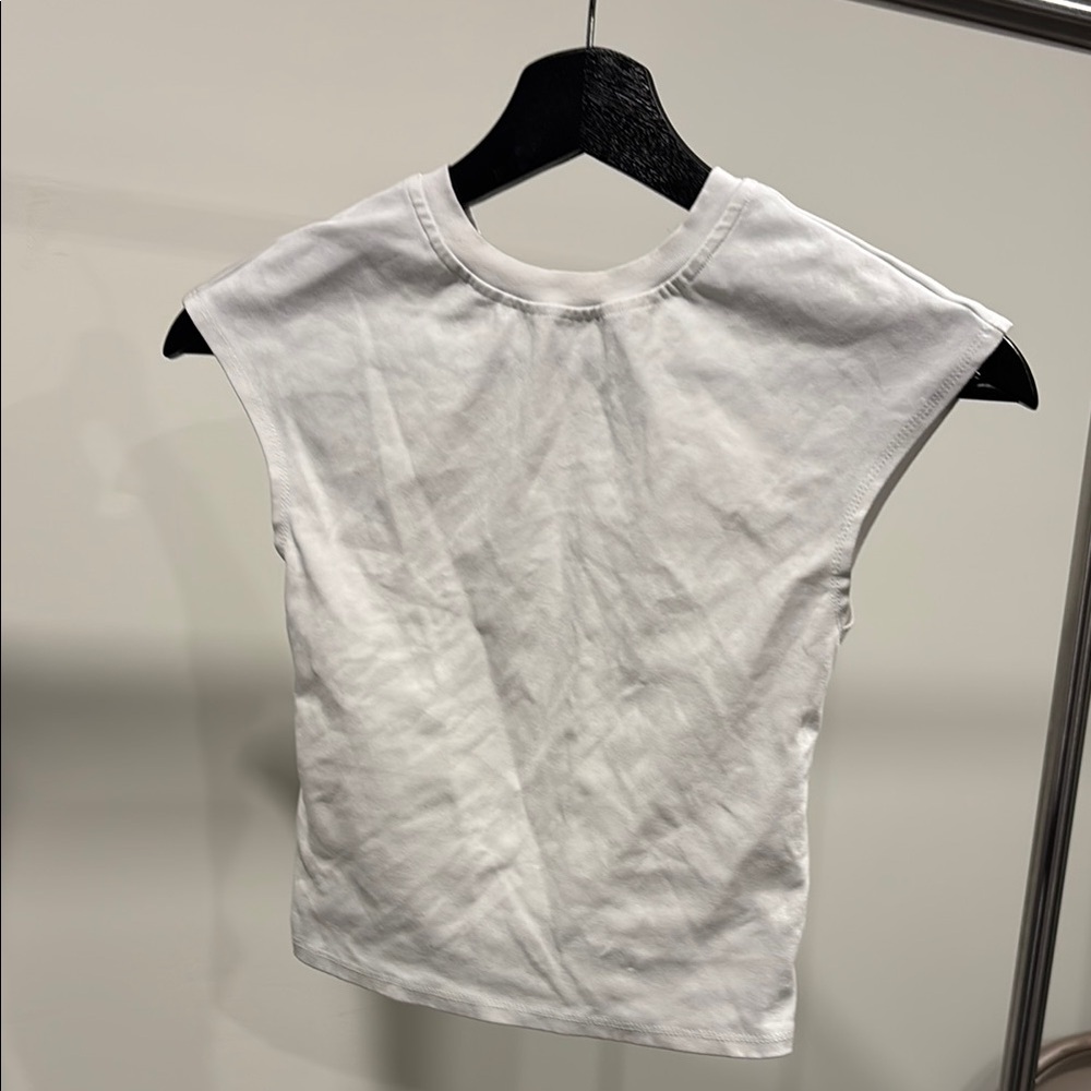 Ardene White Open Back Tee